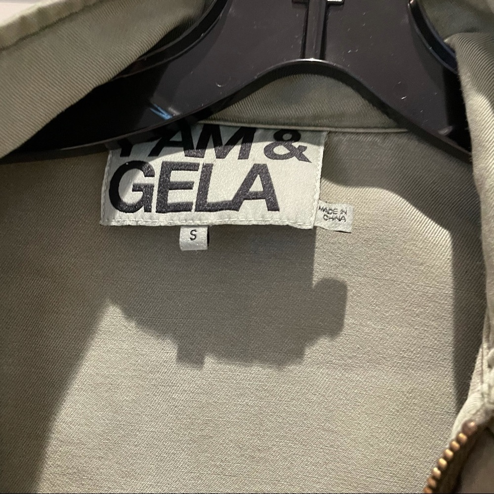 Pam & Gela Sage Green Utility Jacket - Picture 7 of 7